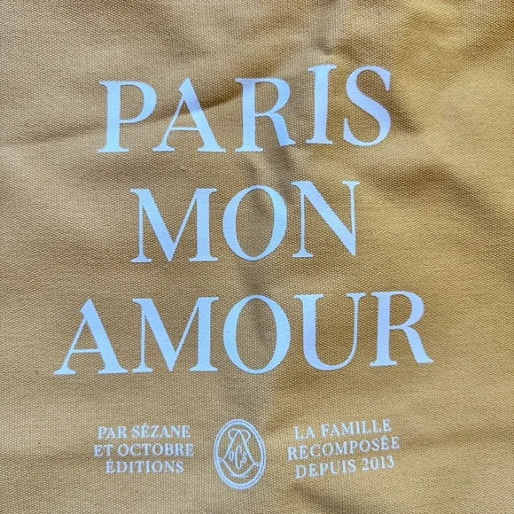 Sezane Yellow Tote Bag - Picture 2 of 3